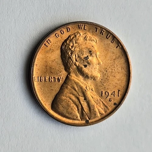 New Listing1941-S Lincoln Wheat Cent 1c - "Beautiful Uncirculated Lincoln Cent" - Free Ship