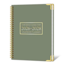 2026-2028 Monthly Planner - 3 Year Monthly Planner 2026-2028, Jan. 2026 - Dec...
