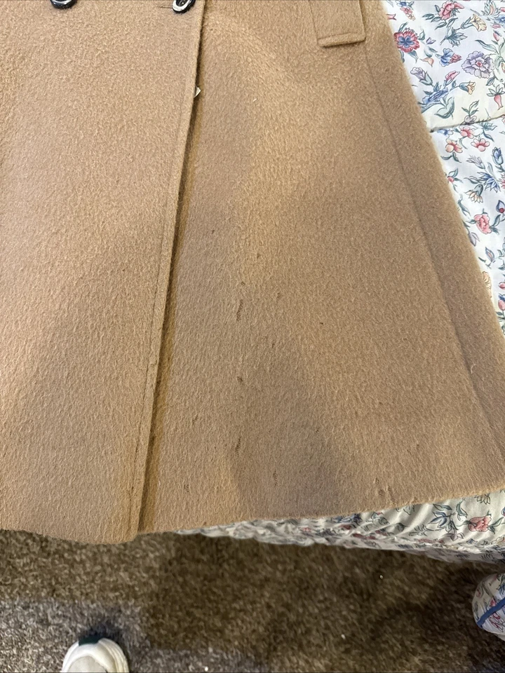 Vtg 1960s Woolf Bros Mongolian Cashmere Coat Sz L - Image 4 of 4