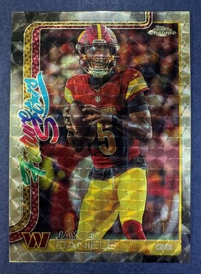 2025 Topps Chrome Future Stars Jayden Daniels Refractor