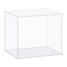 Display Case Box Acrylic Box Transparent Showcase 31x16x26cm for Collectibles