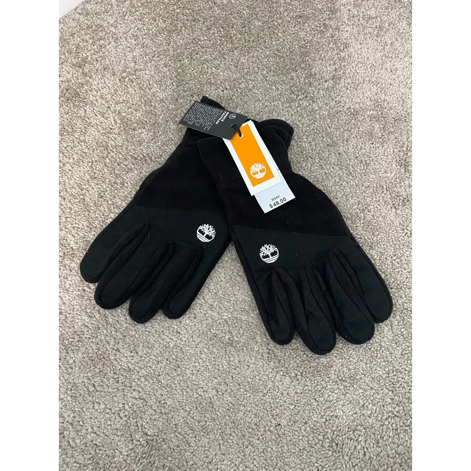 NWT Timberland Fleece Touchscreen Gloves Black Winter Gloves Size L XL
Opens in a new window or tab