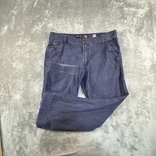 Ariat FR M4 Relaxed Boot Pants Mens 36x30 Navy Blue Workhorse CAT2 Westex
