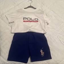 Ralph Lauren Polo Toddler Shirt And Short Set Size 4T