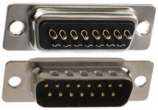 D-Sub Male/Plug DB15pin/DA15Solder/Soldering Cup cable/cord/wire End/Connector S