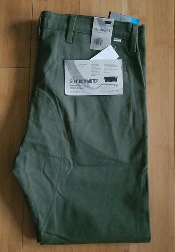 NEW Mens LEVIS 504 COMMUTER OLIVE 