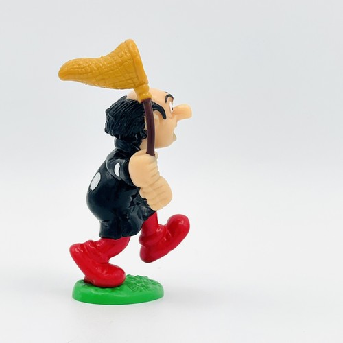 Rare Smurfs Smurf Catcher Gargamel w/Net PVC Figure 20181 Vintage 1980s Figurine - Picture 4 of 5