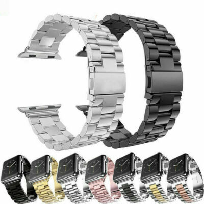 Stainless Steel iWatch Band Metal Strap For Apple Watch Series 9 8 7 6 SE 5 4 3