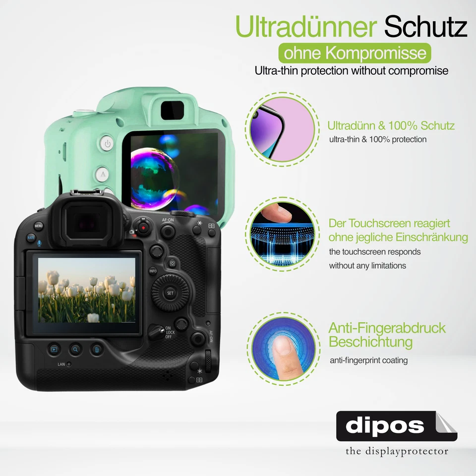 4x Screen Protector for Sigma SD9 Protection Anti Glare dipos - Image 3 of 4