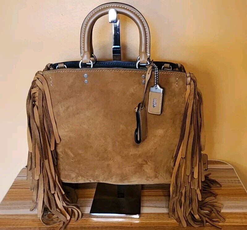 COACH 1941 SUEDE FRINGE ROGUE OAK CERVO SUEDE 86824 -nwt | eBay COACH 1941 SUEDE FRINGE ROGUE OAK CERVO SUEDE 86824 -nwt | eBay