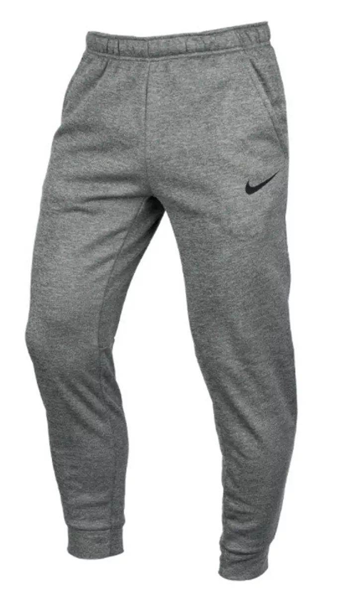 Nike Men THERMA FIT Tapered Pants Gray Athletic Jogger Sweat-pant  932256-063