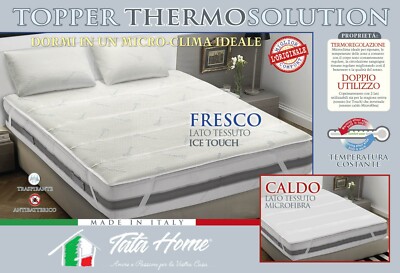 TOPPER Matratze Doppelbett Einzelplatz halb erfrischend THERMOREGULATOR