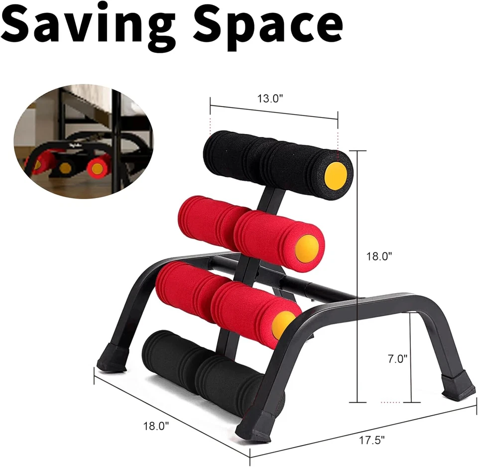 Мини инверсионный стол с массажным роликом для спины снимает боль в спине складной спина St - Изображение 2 из 4