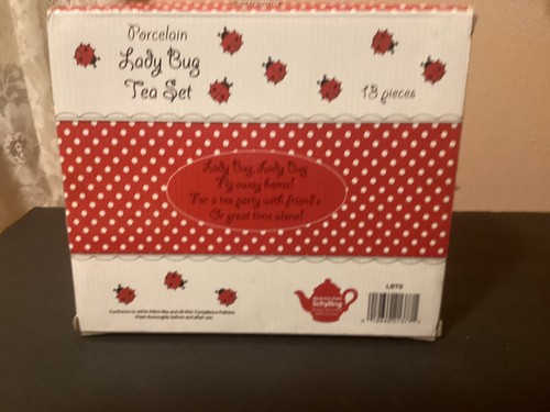 Ladybug Design Play Small Tea set By Schylling, Brand New - Picture 2 of 3