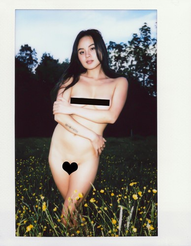 Original Kunst Akt Polaroid Instax Wide - Kj *PLAYBOY MODEL*