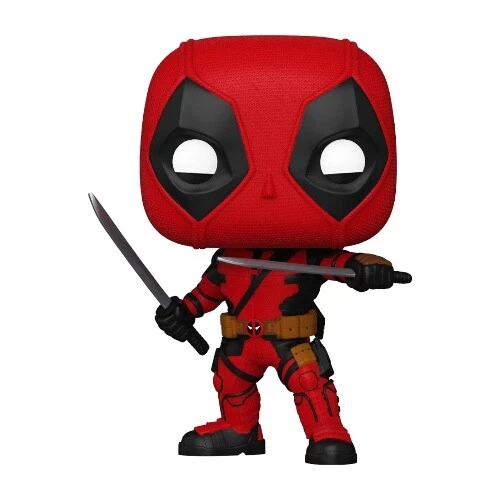 Deadpool & Wolverine Deadpool Funko Pop! Vinyl Figure #1362 with protector