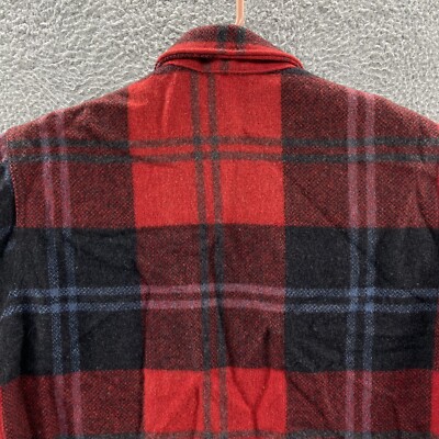 VINTAGE Fox Knapp Jacket Mens Medium Wool Hunting Outdoor