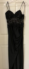 Sherri Hill Black Prom Dress Size 8