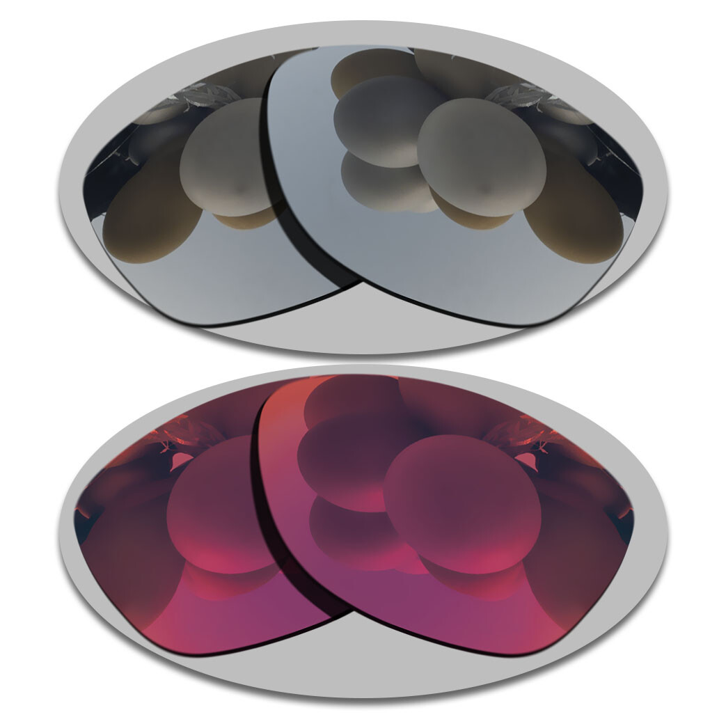 Silver&Midnight Sun Lenses Replacement For-Oakley Jupiter Polarized