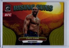 Panini Optic Cyril Gane Rising Suns GOLD /10 SSP