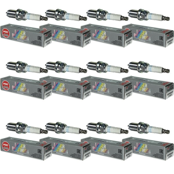 12X NGK Laser Platinum Premium ZüNdkerze 3199 Typ BKR6EQUP ZüNd Kerze-image