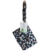 NWT Lillybit by Demdaco Diaper Clutch Bag Tote Purse Changing Pad Gray Pink