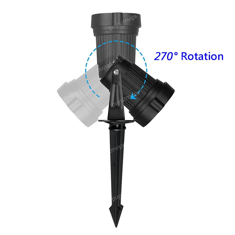 10X 12V LED Spotlights Landscape Outdoor Waterproof 5W Garden Lights Floodlight - image 4 of 4