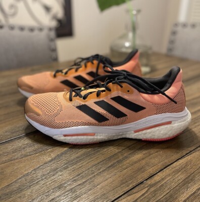 Adidas Solar Glide 5 Men's Sneakers Size 12.5 Flash Orange Turbo GX5470 Active
