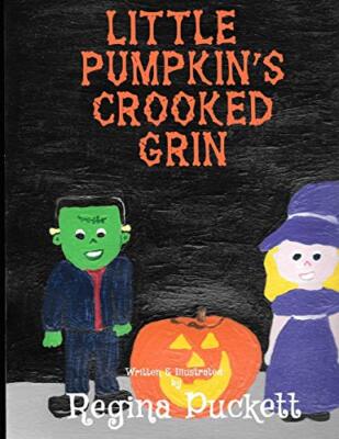 Little Pumpkin's Crooked Grin by Puckett  New 9781696747486 Fast Free Shipping-