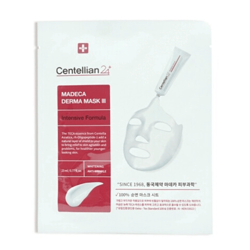 Centellian24 Madeca Derma Mask Pack Cotton Whitening & Anti-Wrinkle 10p or 20p - Picture 2 of 2