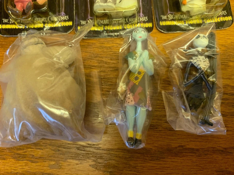 The Nightmare Before Christmas Luminous 1-2" Figure Collection Set of 6 Yujin - Image 3 of 4