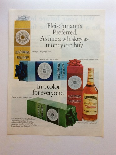 1967 Fleischmann's Blended Whiskey, Hotpoint Electric Vintage Print Ads
