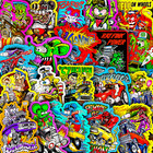 Rat Fink Ed Roth Vinyl Decals 50pcs Hot Rod Custom Car Bike Skateboard Sticker