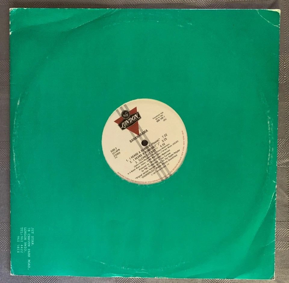 BANANARAMA - HE OÍDO UN RUMOR - 5 Pistas Promo Remix 886 188-1 12" Single - 1987 Foto 4 de 4