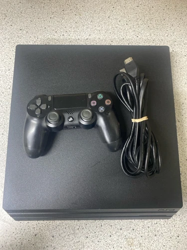 Sony PlayStation 4 Pro 1TB - Jet Black With Controller, HDMI, Power  (E14002146)