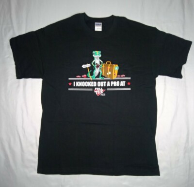NEW!! FULL TILT POKER T-SHIRT ''I KNOCKED OUT A PRO AT FULL TILT POKER'' SZ LARGE