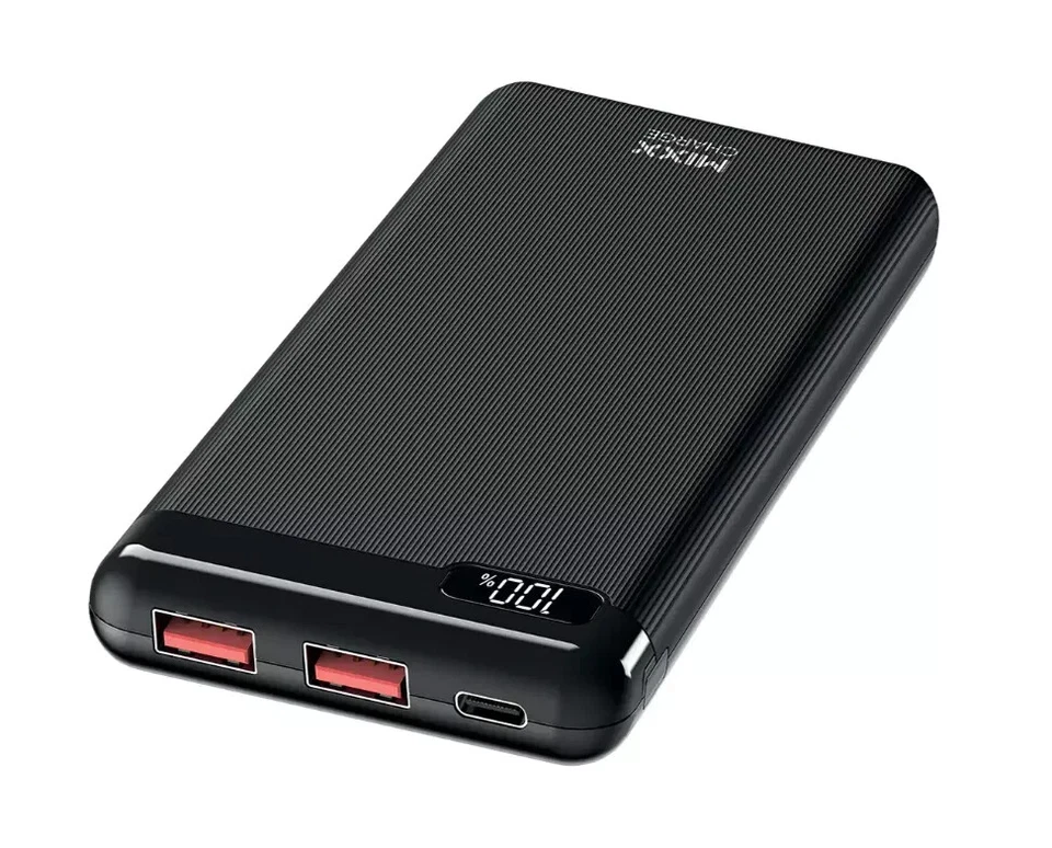 Mixx Charge C10 Compact Power Bank Digital display 10000mAh