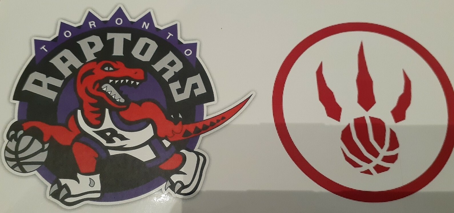 Toronto Raptors Stickers 2x Toronto Raptors Stickers 3