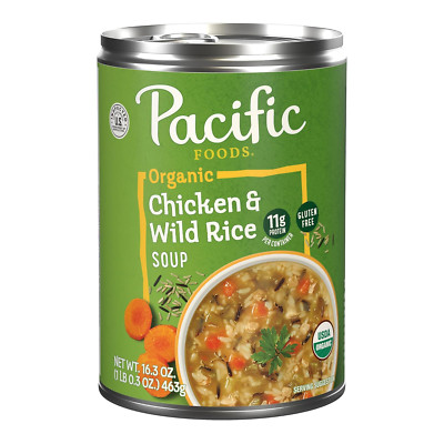 Organic Chicken and Wild Rice Soup, 16.3 oz Can