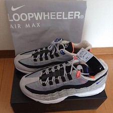 美品！NIKE AIR MAX 95 LW LOOPWHEELER Nike Air Max 95 x Loopwheeler Multicolor 2019 for Sale