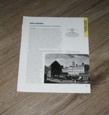 MOST NOTORIOUS CRIMES Ann Carson original ONE page PHOTO + article