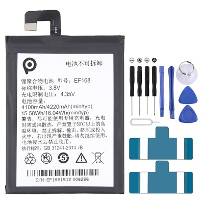 For PPTV Kings 7 / King 7s / King 7 pp6000 Battery Replacement EF168
