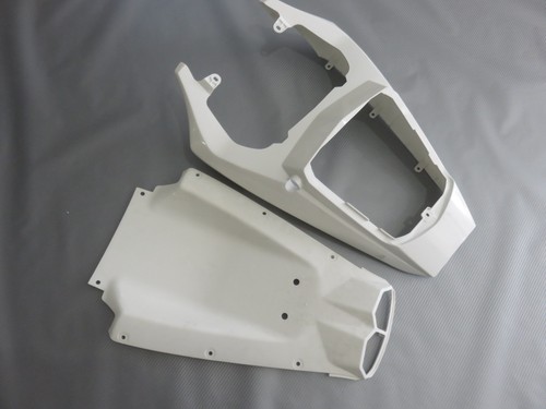 ZXMT White ABS Rear Tail Fairing Cowl For Yamaha YZF R6 2003-2005 – Upper & Lower Set – Unpainted - View #2