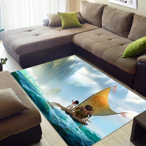 Moana Disney Rug, Cartoon Home Decor