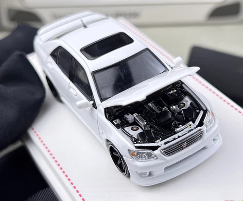 Coche de metal fundido a presión modelo deportivo FH 1:64 blanco Altezza RS200 SXE10 - Imagen 12 de 12