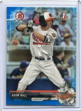 2017 Bowman Blue Paper Adam Hall 1st Bowman 107/150