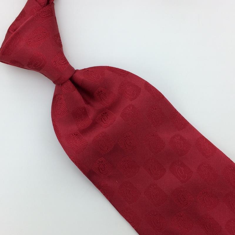 Chick Fil A Tie Logo Red Restaurant Checkered Solid Necktie Silk L1 Vintage/Rare
