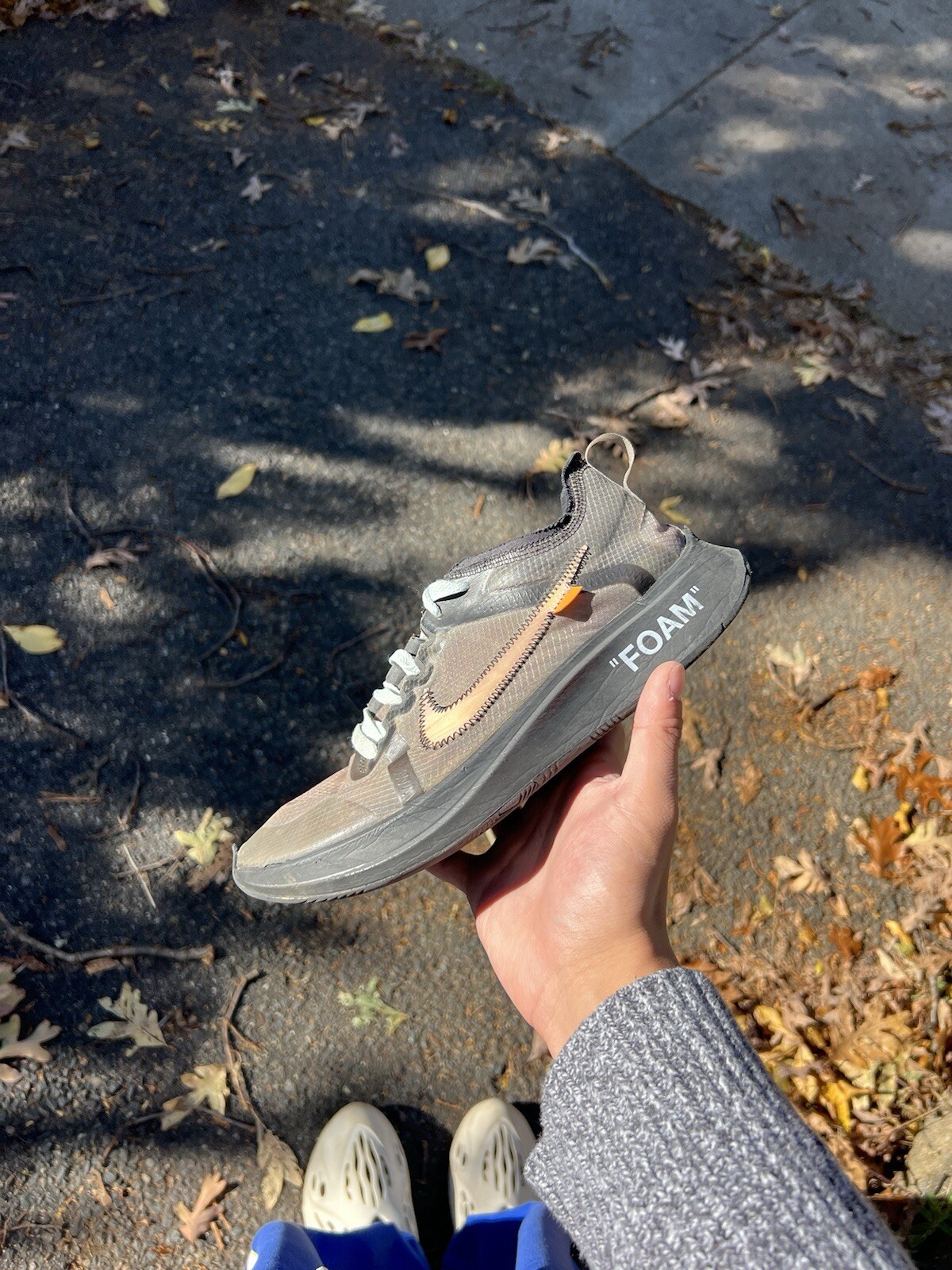 OFF WHITE X NIKE Taglia 8 Nike Off White x Zoom Fly SP Nero