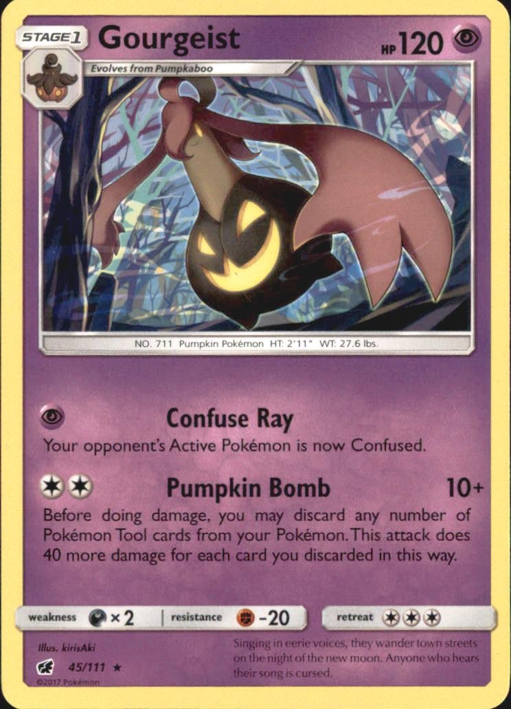 Gourgeist 45/111 Crimson Invasion Rare 2017 by kirisAki