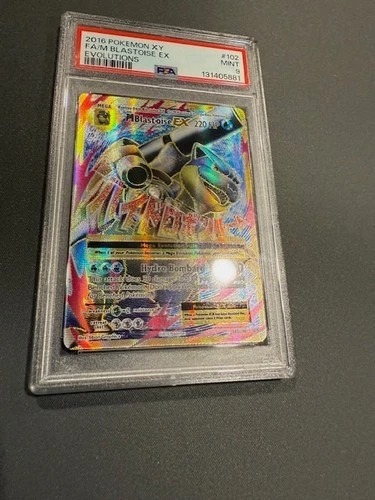 Pokemon M Blastoise EX Full Art 102/108 XY Evolutions #102 Mega MINT PSA 9
